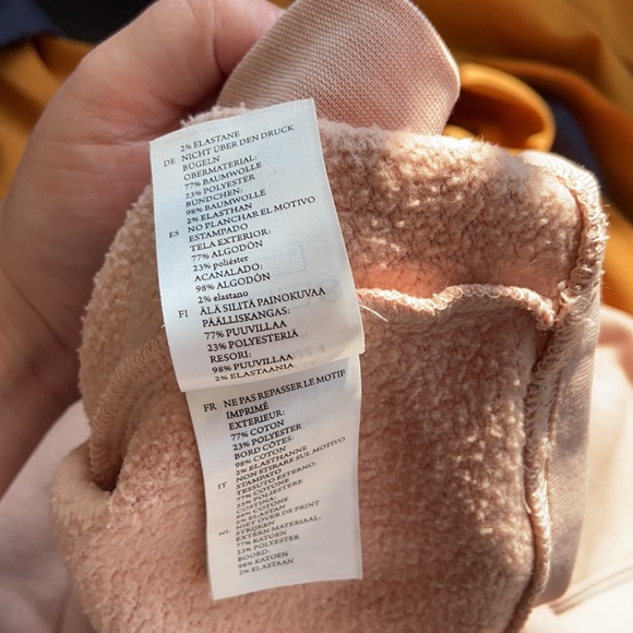 Monki Salmon Pink Graphic Slogan Crewneck Sweater - Picture 16 of 16